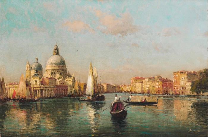 The Grand Canal Venice with Santa Maria della Salute