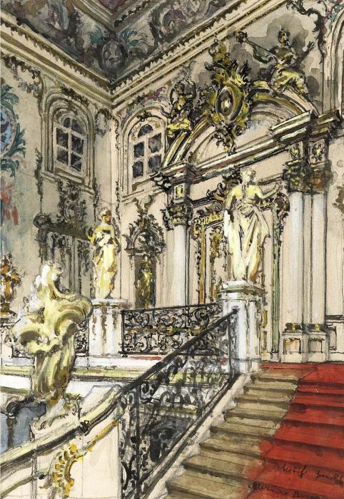 THE GREAT PALACE, PETERHOF DIN DE LUXEMBOURG, PARIS