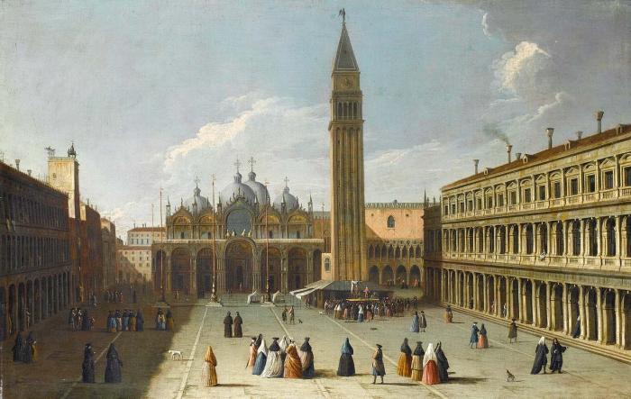 The Piazza di San Marco Ven-arco and the Campanile