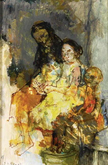 TWO WOMEN AND CHILD