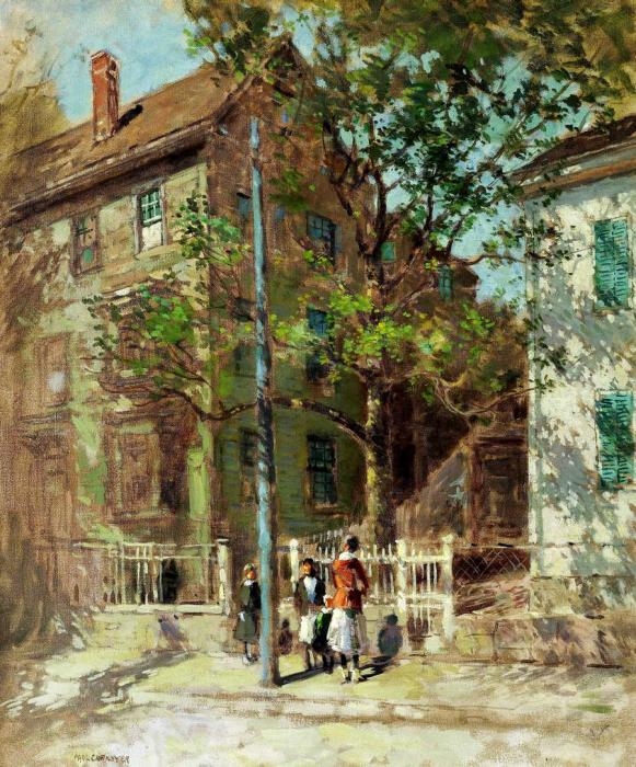 Улицы старого Нью Йорка летом