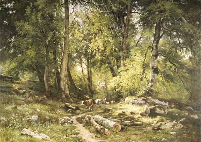 В лесу.1864.