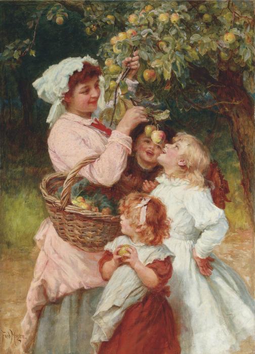 В яблоневом саду