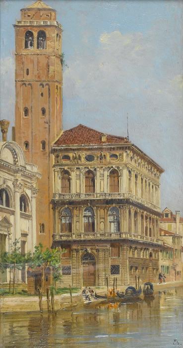 Venice a view of the Campanile of the Church of Santa Maria dei Frari