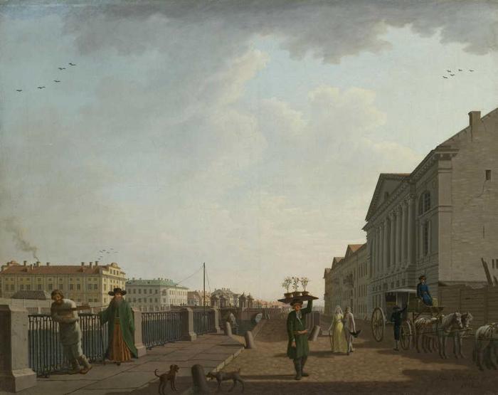 Вид на Аничков мост версия 2