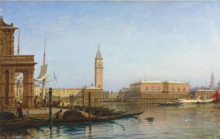 VIEW OF VENICE CUSTOMS HOUSE