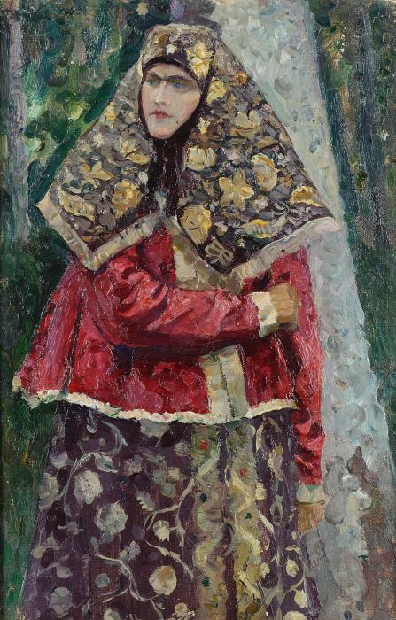 Woman in traditional costume